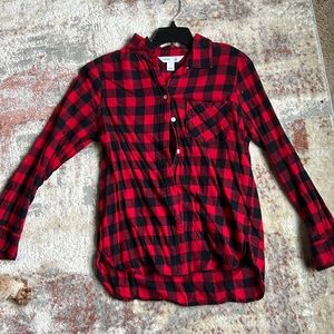 Classic red flannel